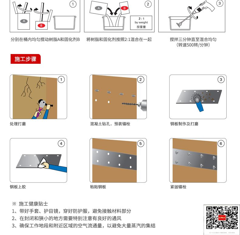 包钢犍为粘钢加固施工过程